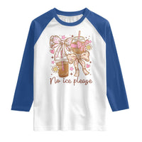 No Ice Please Raglan Shirt Funny Coffee Lover Pro Immigration Political
