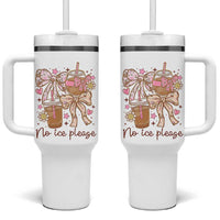 No Ice Please Tumbler With Handle Funny Coffee Lover Pro Immigration Political