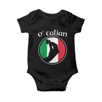 Funny O'Talian Baby Onesie St Patrick's Day Italian Pinched Fingers Shamrock
