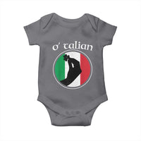 Funny O'Talian Baby Onesie St Patrick's Day Italian Pinched Fingers Shamrock