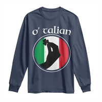 Funny O'Talian Long Sleeve Shirt St Patrick's Day Italian Pinched Fingers Shamrock