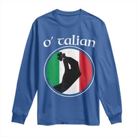 Funny O'Talian Long Sleeve Shirt St Patrick's Day Italian Pinched Fingers Shamrock