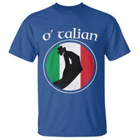 Funny O'Talian T Shirt St Patrick's Day Italian Pinched Fingers Shamrock