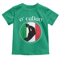 Funny O'Talian Toddler T Shirt St Patrick's Day Italian Pinched Fingers Shamrock