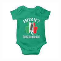 Funny St Patrick's Day Italian Baby Onesie Irish Fuhgeddaboudit Pisa Tower Shamrock