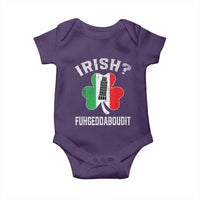Funny St Patrick's Day Italian Baby Onesie Irish Fuhgeddaboudit Pisa Tower Shamrock