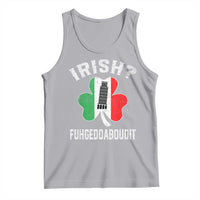 Funny St Patrick's Day Italian Tank Top Irish Fuhgeddaboudit Pisa Tower Shamrock
