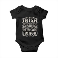 Irish Pride And Honor Baby Onesie Vintage Claddagh Ring Celtic Knot