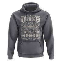 Irish Pride And Honor Hoodie Vintage Claddagh Ring Celtic Knot