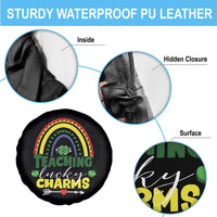 Funny St Patrick's Day Teacher Spare Tire Cover Teaching Lucky Charms