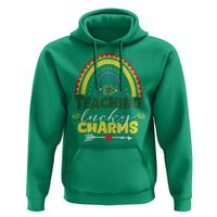 Funny St Patrick's Day Teacher Hoodie Teaching Lucky Charms