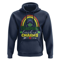 Funny St Patrick's Day Teacher Hoodie Teaching Lucky Charms