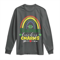 Funny St Patrick's Day Teacher Long Sleeve Shirt Teaching Lucky Charms