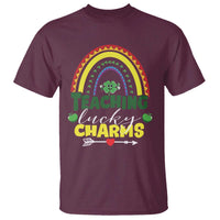 Funny St Patrick's Day Teacher T Shirt Teaching Lucky Charms