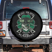 Funny Irish Pirate Full Of Blarrney Kiss Me For Good Luck Spare Tire Cover St Patrick's Day