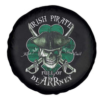 Funny Irish Pirate Full Of Blarrney Kiss Me For Good Luck Spare Tire Cover St Patrick's Day