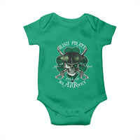 Funny Irish Pirate Full Of Blarrney Kiss Me For Good Luck Baby Onesie St Patrick's Day