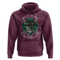 Funny Irish Pirate Full Of Blarrney Kiss Me For Good Luck Hoodie St Patrick's Day