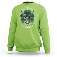 Funny Irish Pirate Full Of Blarrney Kiss Me For Good Luck Sweatshirt St Patrick's Day