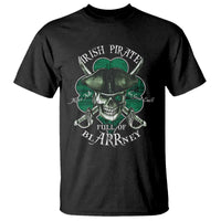 Funny Irish Pirate Full Of Blarrney Kiss Me For Good Luck T Shirt St Patrick's Day