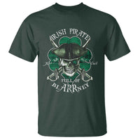 Funny Irish Pirate Full Of Blarrney Kiss Me For Good Luck T Shirt St Patrick's Day