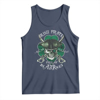 Funny Irish Pirate Full Of Blarrney Kiss Me For Good Luck Tank Top St Patrick's Day