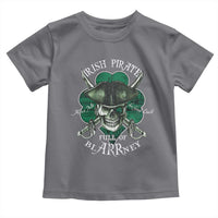 Funny Irish Pirate Full Of Blarrney Kiss Me For Good Luck Toddler T Shirt St Patrick's Day