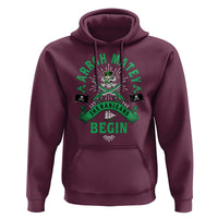 Funny St Patrick's Day Pirate Hoodie Arrgh Matey Let The Shenanigans Begin Shamrock