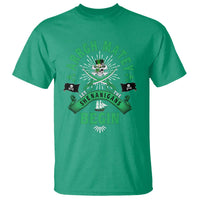 Funny St Patrick's Day Pirate T Shirt Arrgh Matey Let The Shenanigans Begin Shamrock