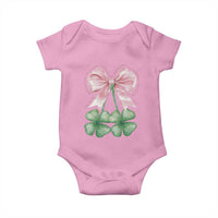 Not Lucky Just Blessed Baby Onesie Blessed Christian Shamrocks St Patricks Day Coquette