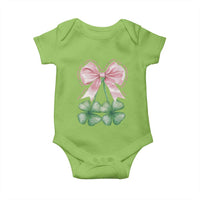 Not Lucky Just Blessed Baby Onesie Blessed Christian Shamrocks St Patricks Day Coquette