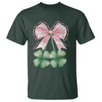 Not Lucky Just Blessed T Shirt Blessed Christian Shamrocks St Patricks Day Coquette