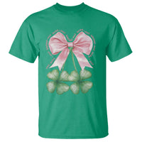 Not Lucky Just Blessed T Shirt Blessed Christian Shamrocks St Patricks Day Coquette