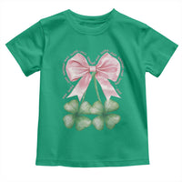 Not Lucky Just Blessed Toddler T Shirt Blessed Christian Shamrocks St Patricks Day Coquette