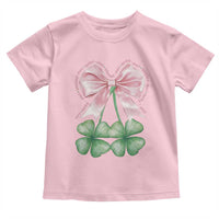 Not Lucky Just Blessed Toddler T Shirt Blessed Christian Shamrocks St Patricks Day Coquette