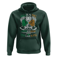Funny Warning May Be Prone To Shenanigans And Malarkey Hoodie St Patrick's Day Celtic Shamrock