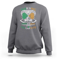 Funny Warning May Be Prone To Shenanigans And Malarkey Sweatshirt St Patrick's Day Celtic Shamrock