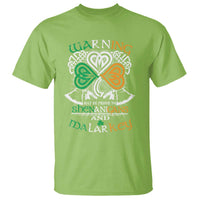 Funny Warning May Be Prone To Shenanigans And Malarkey T Shirt St Patrick's Day Celtic Shamrock