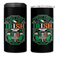 Funny Irish Beer Drinking 4 in 1 Can Cooler Tumbler I Have Been Irish For Many Beers St Patrick's Day - Wonder Print Shop
