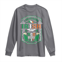 Funny Irish Beer Drinking Long Sleeve Shirt I Have Been Irish For Many Beers St Patrick's Day
