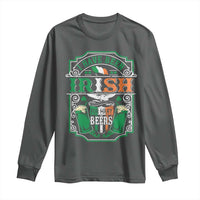 Funny Irish Beer Drinking Long Sleeve Shirt I Have Been Irish For Many Beers St Patrick's Day