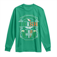 Funny Irish Beer Drinking Long Sleeve Shirt I Have Been Irish For Many Beers St Patrick's Day