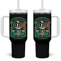 Funny Irish Beer Drinking Tumbler With Handle I Have Been Irish For Many Beers St Patrick's Day - Wonder Print Shop