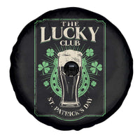 Funny St Patrick's Day Irish Beer Drinking Spare Tire Cover The Lucky Beer Club Horseshoe