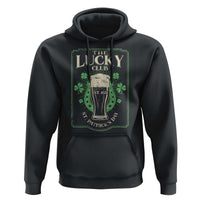 Funny St Patrick's Day Irish Beer Drinking Hoodie The Lucky Beer Club Horseshoe