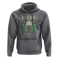 Funny St Patrick's Day Irish Beer Drinking Hoodie The Lucky Beer Club Horseshoe