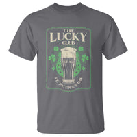 Funny St Patrick's Day Irish Beer Drinking T Shirt The Lucky Beer Club Horseshoe