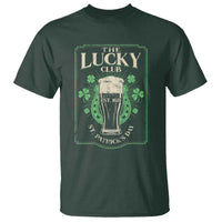Funny St Patrick's Day Irish Beer Drinking T Shirt The Lucky Beer Club Horseshoe