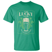 Funny St Patrick's Day Irish Beer Drinking T Shirt The Lucky Beer Club Horseshoe