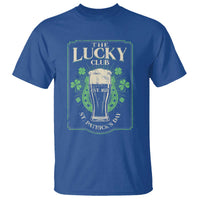 Funny St Patrick's Day Irish Beer Drinking T Shirt The Lucky Beer Club Horseshoe